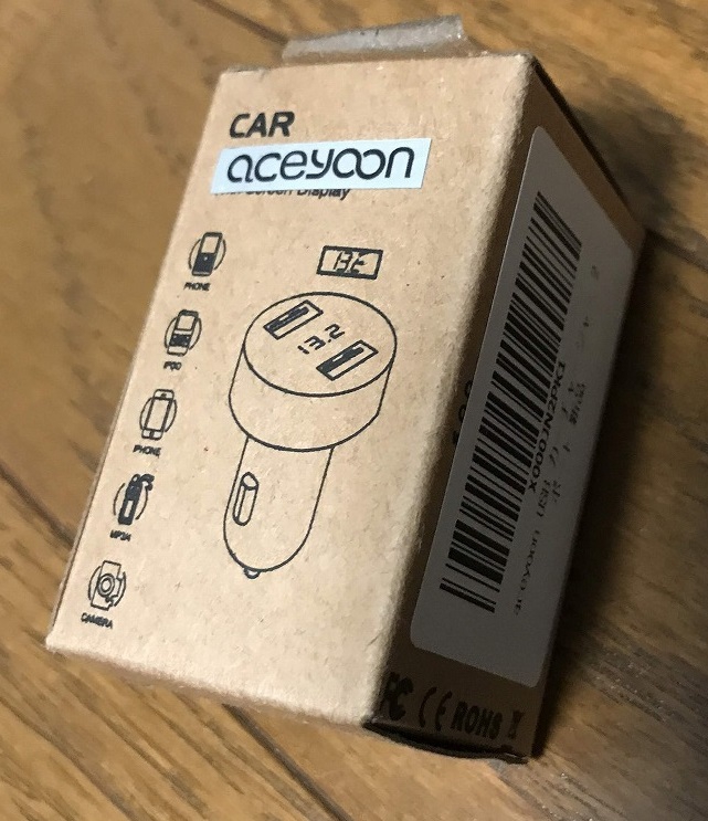 シガーソケットに挿すバッテリー電圧計付きのusbカーチャージャーを買ってn Boxで試してみた N Box For Life Honda N Box Customブログ