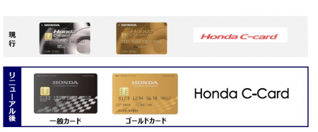 ホンダのクレジットカード「Honda Cカード」がリニューアル！新デザインにホンダグッズと交換できたりとサービスも充実されました＾＾