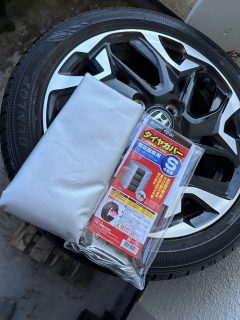 N-BOX対応メルテック製保管用タイヤカバーを買いました(^^)
